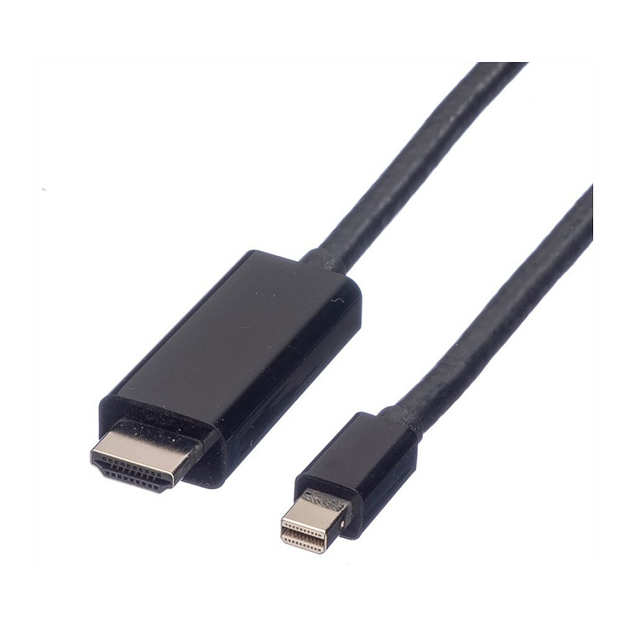 Roline VALUE Mini DisplayPort kabel v1.2, Mini DP - UHDTV, M/M, 2.0m crni-2