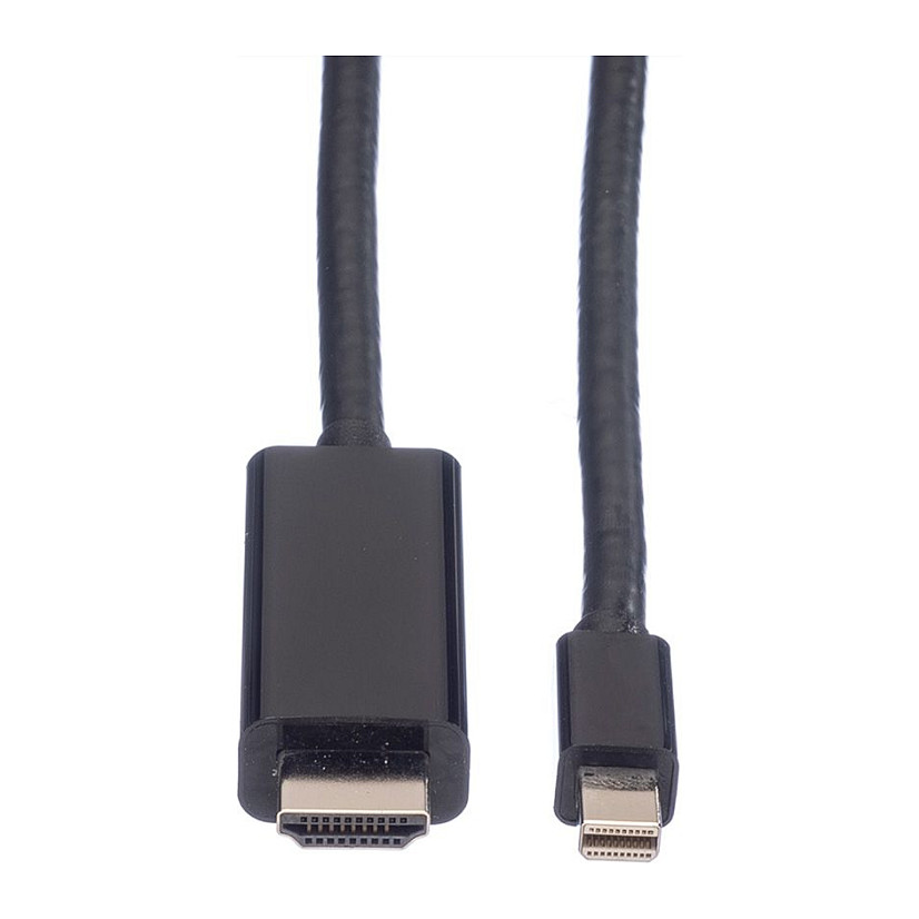 Roline VALUE Mini DisplayPort kabel v1.2, Mini DP - UHDTV, M/M, 2.0m crni-4