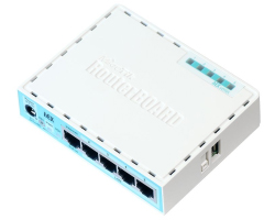 Mikrotik RB750Gr3, hEX, Dual Core 880MHz MHz CPU, 256MB RAM, 5×Gigabit LAN, USB, RouterOS L4, plastično kućište, PSU-1