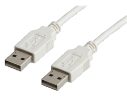 Roline VALUE USB2.0 kabel TIP A-A M/M, 1.8m bijeli