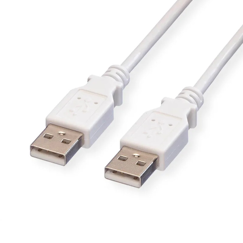 Roline VALUE USB2.0 kabel TIP A-A M/M, 1.8m bijeli-0