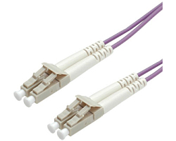 Roline VALUE optički kabel 50/125µm LC/LC Duplex, OM4, 5.0m, ljubičasti-0