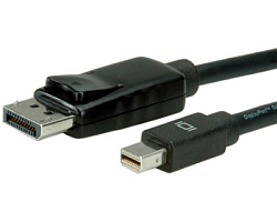 Kabel ROLINE VALUE DisplayPort (1.0 m, DisplayPort v1.1, muški, muški, Mini DisplayPort)-0
