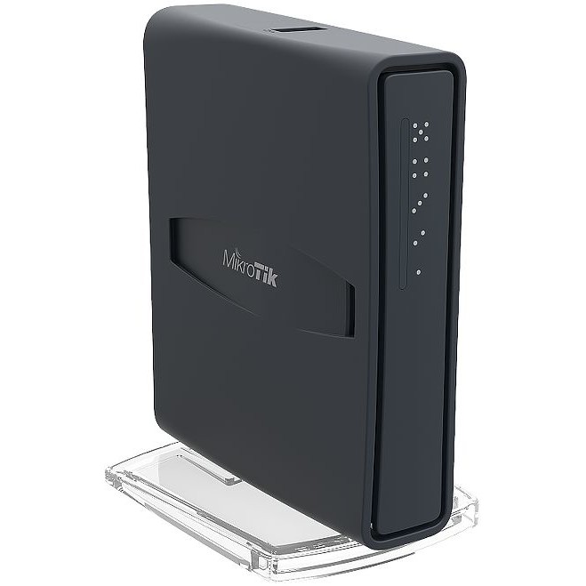 Mikrotik RB952Ui-5ac2nD-TC, hAP ac lite tower, 650MHz CPU, 64MB RAM, 5xLAN, 2.4Ghz 802.11b/g/n/ 5Ghz 802.11ac, USB, PSU, RouterOS L4-4