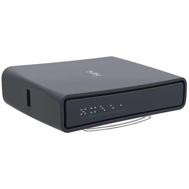 Mikrotik RB952Ui-5ac2nD-TC, hAP ac lite tower, 650MHz CPU, 64MB RAM, 5xLAN, 2.4Ghz 802.11b/g/n/ 5Ghz 802.11ac, USB, PSU, RouterOS L4-7