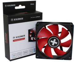 Xilence hladnjak za kućište 92×92×25mm, PWM crno/crveni