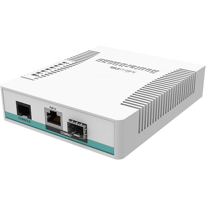 Cloud Router Switch MIKROTIK CRS106-1C-5S (400MHz CPU, 128MB RAM, 1×Combo port, 5×SFP cages)-5