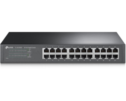 TP-Link 24-port Gigabit preklopnik (Switch), 24×10/100/1000M RJ45 ports, 13" Desktop/Rack, metalno kućište-0