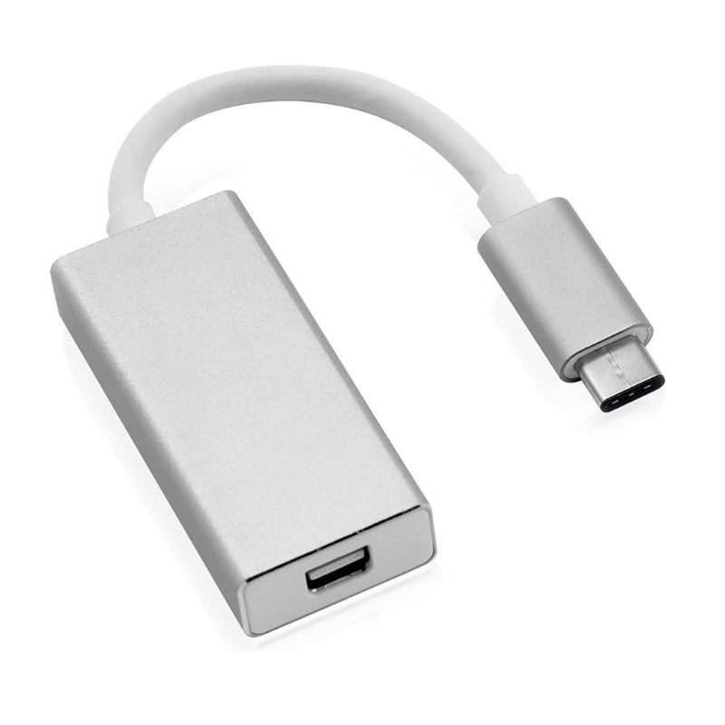 Roline adapter USB-C - Mini DisplayPort v1.2, M/F, 0.1m-1