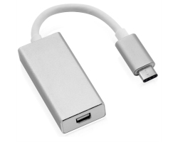 Roline adapter USB-C - Mini DisplayPort v1.2, M/F, 0.1m-0
