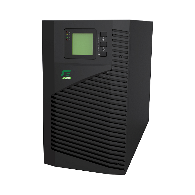 Elsist UPS Mission 1000VA/900W, On-line double conversion, DSP, surge protection, LCD-0