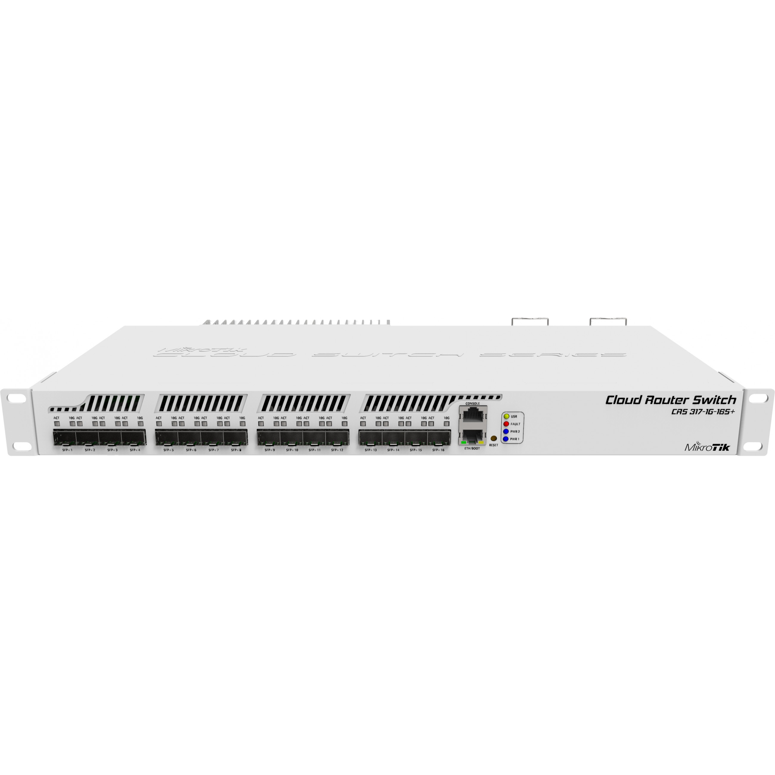 Switch Mikrotik CRS317-1G-16S+RM 800MHz CPU, 1GB RAM, 1xG-LAN, 16xSFP+, RouterOS L6 ili SwitchOS (dual boot)-1
