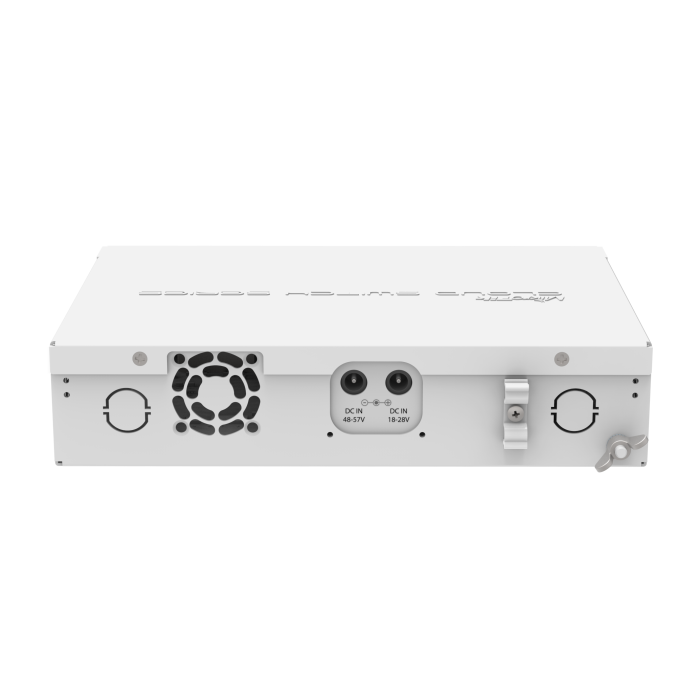 Mikrotik Cloud Router Switch CRS112-8P-4S-IN, QCA8511 400Mhz CPU, 128MB RAM, 8×G-LAN PoE-out, 4×SFP, RouterOS L5, desktop kućište, rack mount, PSU-5