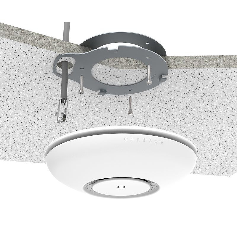 Mikrotik RBcAPGi-5acD2nD, cAP ac, 716MHz CPU, 128MB RAM, 2×GLAN (1×PoE-out), 2.4Ghz/5GHz 802.11b/g/n/an/ac, Dual Chain, RouterOS L4, zidno/stropno kućište, PSU, PoE inj.-4