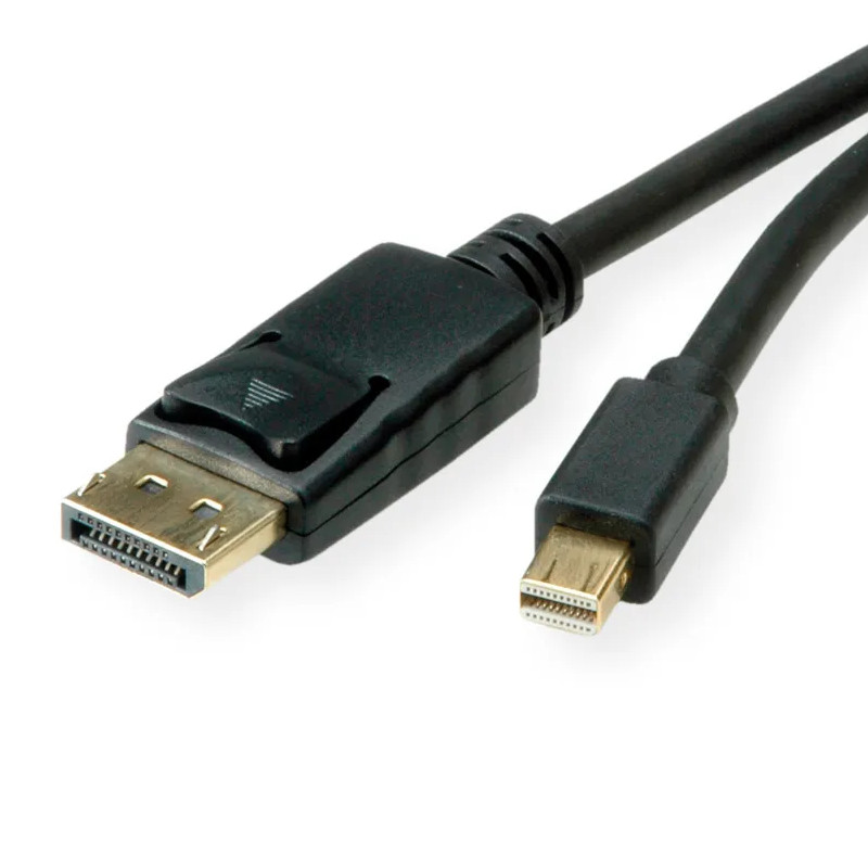 Roline Mini DisplayPort kabel v1.4, mDP-DP M/M, 8K, 1.0m crni-0