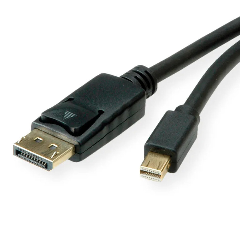 Roline Mini DisplayPort kabel v1.4, mDP-DP M/M, 8K, 2.0m crni-0