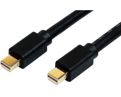 Kabel ROLINE Mini DisplayPort v1.4, mDP-mDP M/M, 8K, 2.0m crni