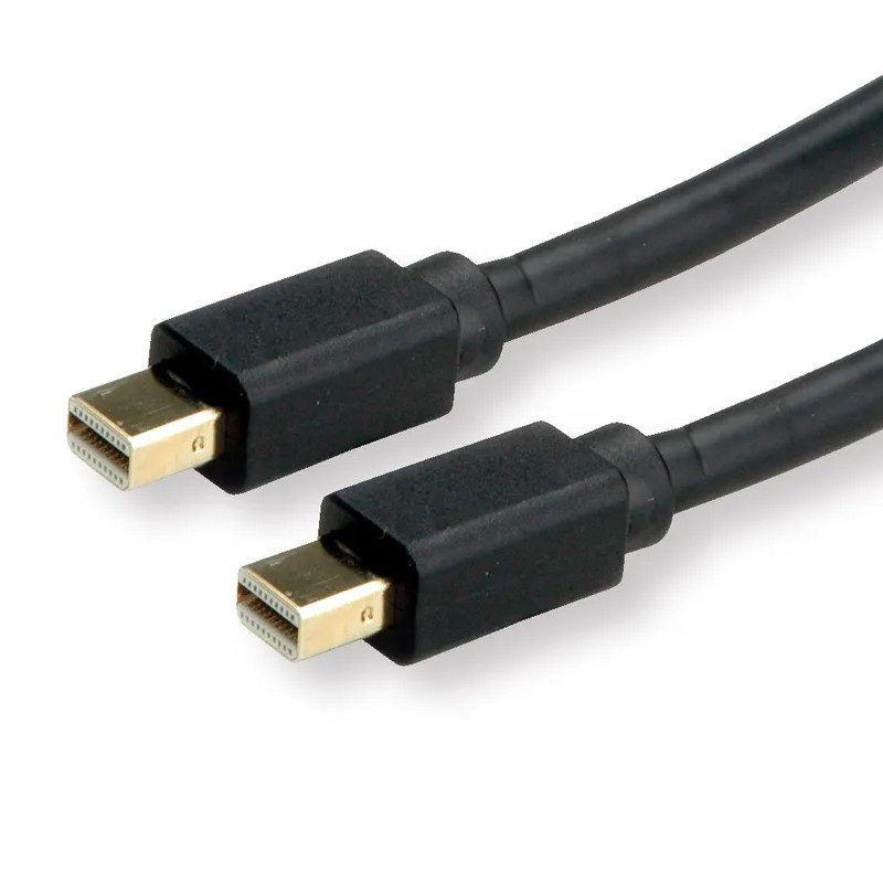 Kabel ROLINE Mini DisplayPort v1.4, mDP-mDP M/M, 8K, 2.0m crni-0