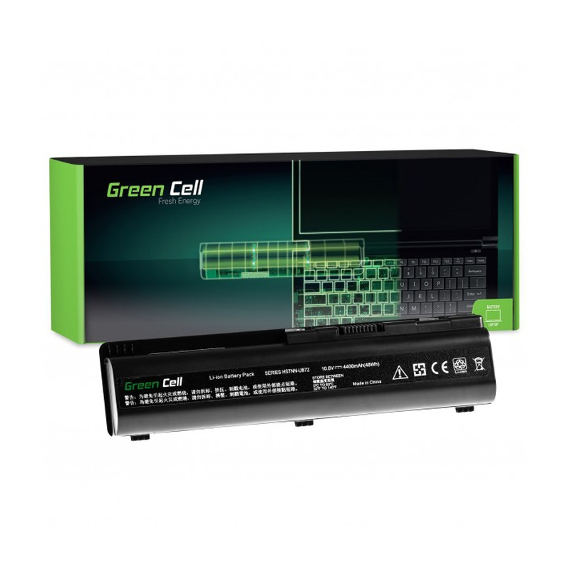 Baterija GREENCELL HP01 (kapacitet 4400 mAh, napon 10.8V, broj ćelija 6, tehnologija Li-Ion, dimenzije 205×52×21 mm, težina 300 g)-0