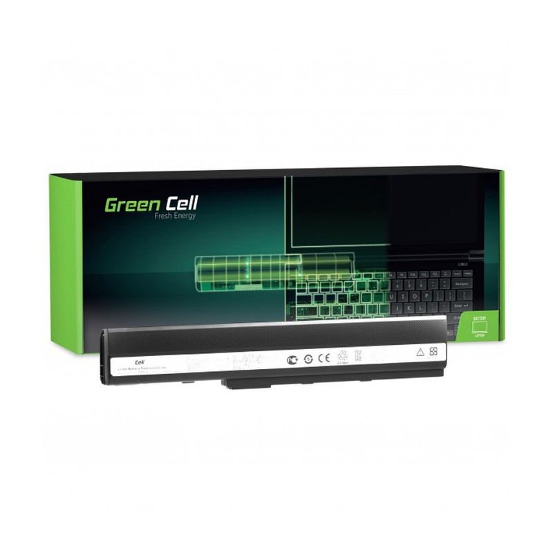 Baterija GREEN CELL AS02 4400 mAh 10.8V (11.1V) A32-K52 za Asus K52/K52J/K52F/K52JC/K52JR/K52N, X52/X52J, A52/A52F-0