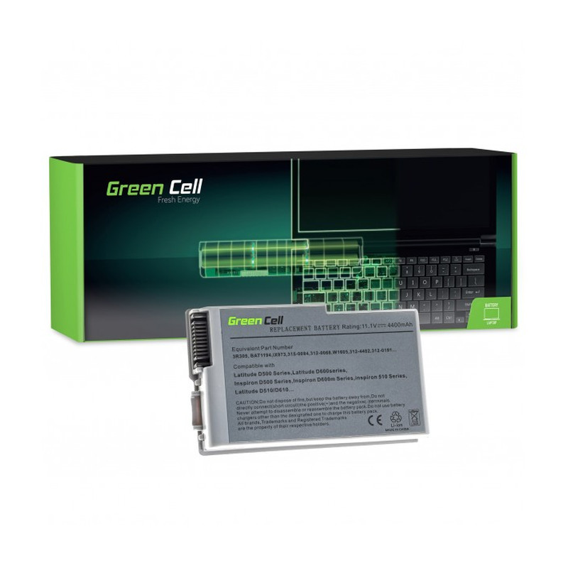 Baterija GREEN CELL DE23 4400 mAh 10.8V (11.1V) za Dell Latitude D500 D505 D510 D520 D530 D600 D610-0
