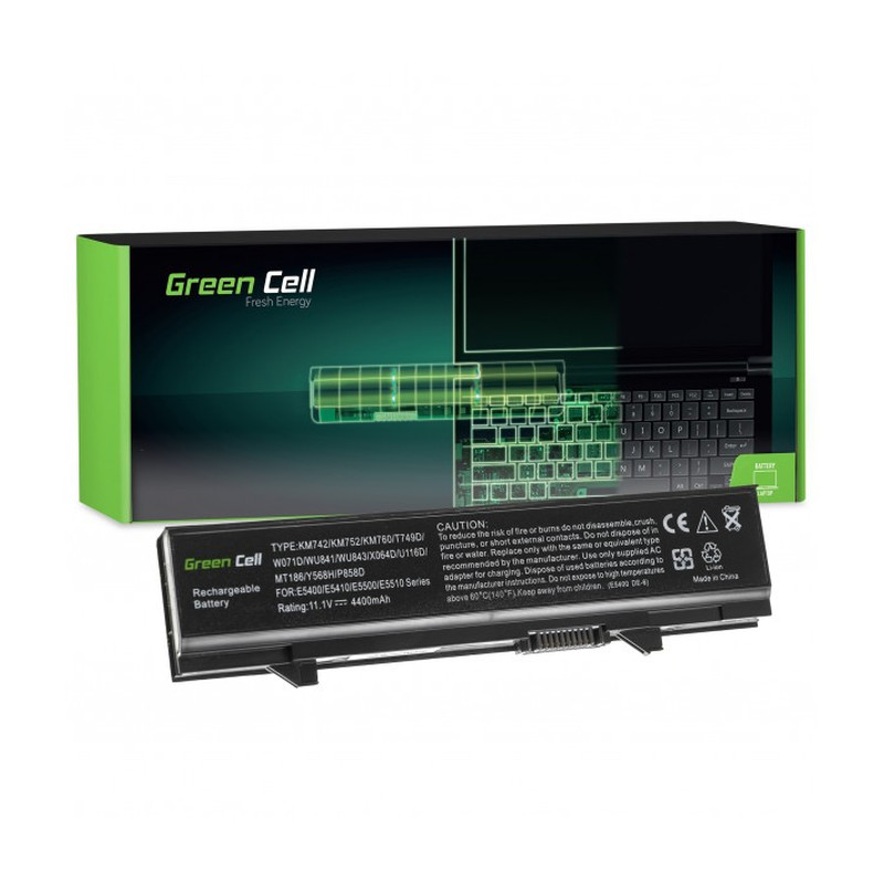 Baterija GREEN CELL DE29 4400 mAh 10.8V (11.1V) za Dell Latitude E5400 E5410 E5500 E5510-0