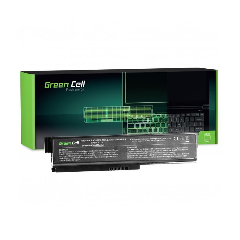 Baterija GREENCELL TS22 (kapacitet 8800 mAh, napon 10.8V, tehnologija Li-Ion, broj ćelija 12)-1
