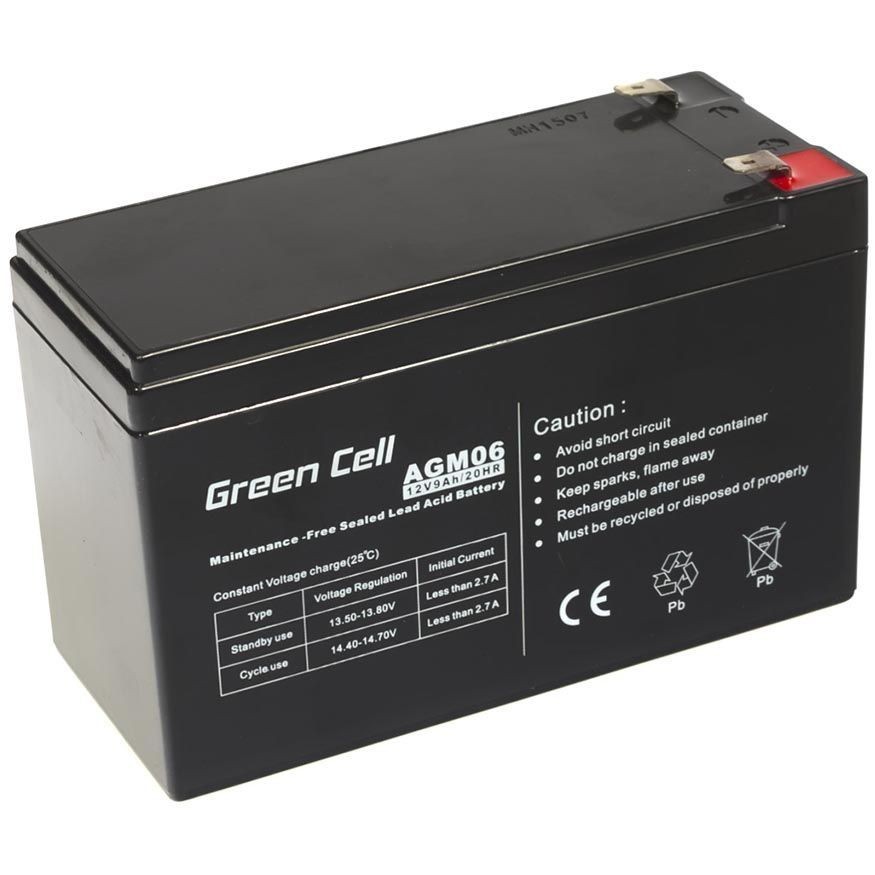 Green Cell (AGM06) baterija AGM 12V/9Ah-1