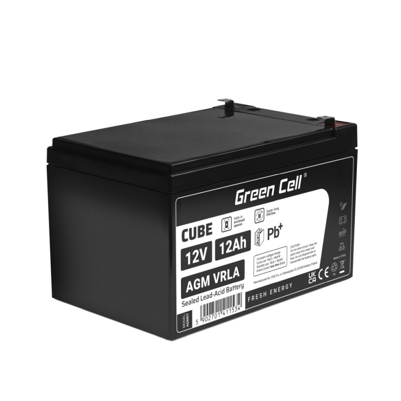 Green Cell (AGM07) baterija AGM 12V/12Ah-5