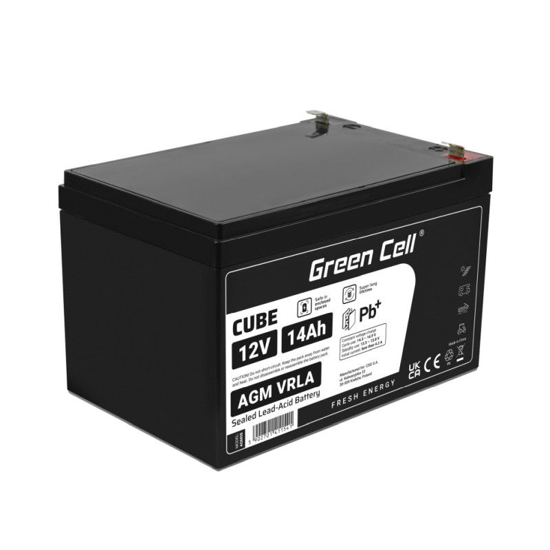 Green Cell (AGM08) baterija AGM 12V/14Ah-8