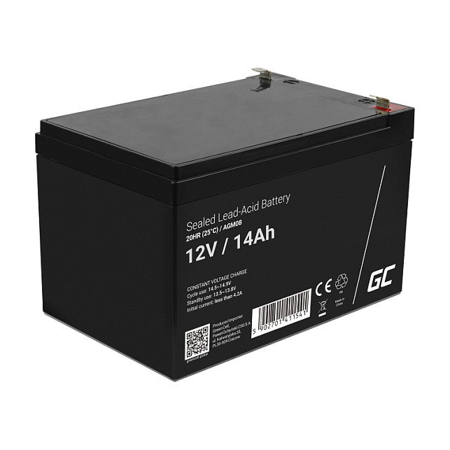 Green Cell (AGM08) baterija AGM 12V/14Ah-1