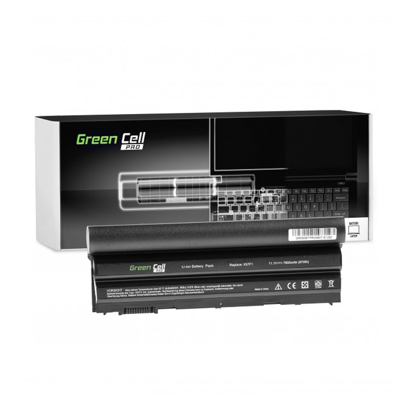 Baterija GREEN CELL PRO DE56TPRO 7800 mAh 10.8V (11.1V) T54FJ 8858X za Dell Inspiron 14R N5010 N7010 N7110 15R 5520 17R 5720 Latitude E6420 E6520-0