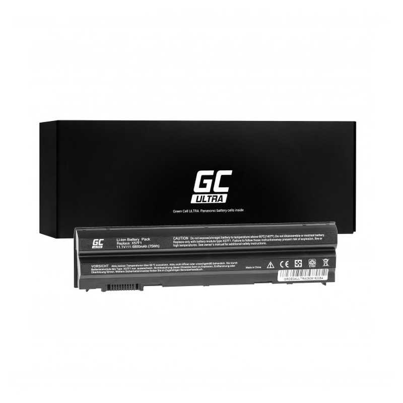 Baterija GREEN CELL ULTRA DE04ULTRA 6800 mAh 11.1V za Dell Inspiron 14R N5010 N7010 N7110 15R 5520 17R 5720 Latitude E6420 E6520-1