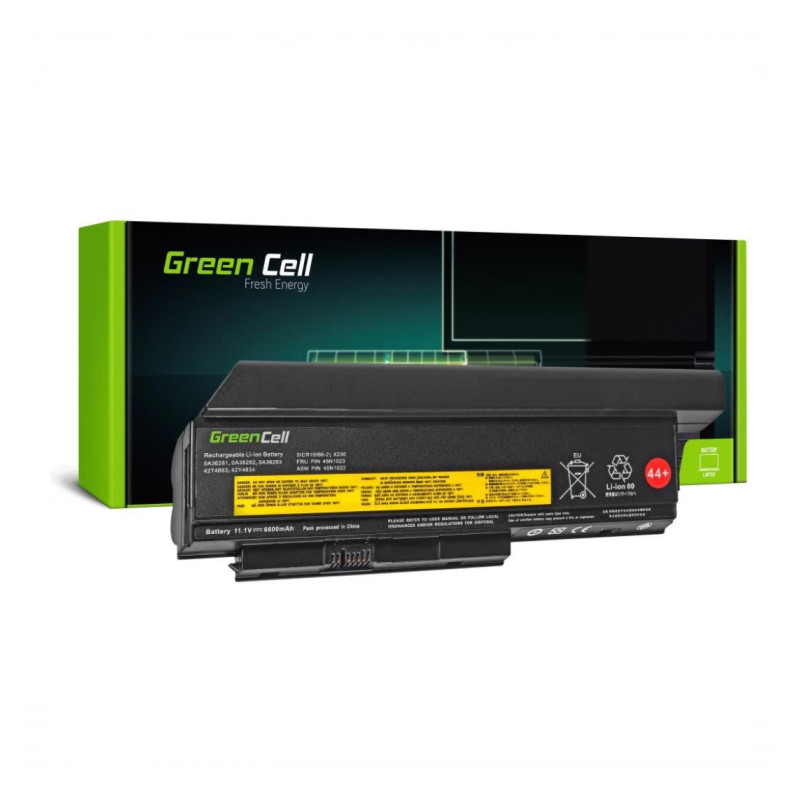 Baterija GREENCELL LE75 (kapacitet 6600 mAh, napon 11.1V, tehnologija Li-Ion, broj ćelija 9)-0