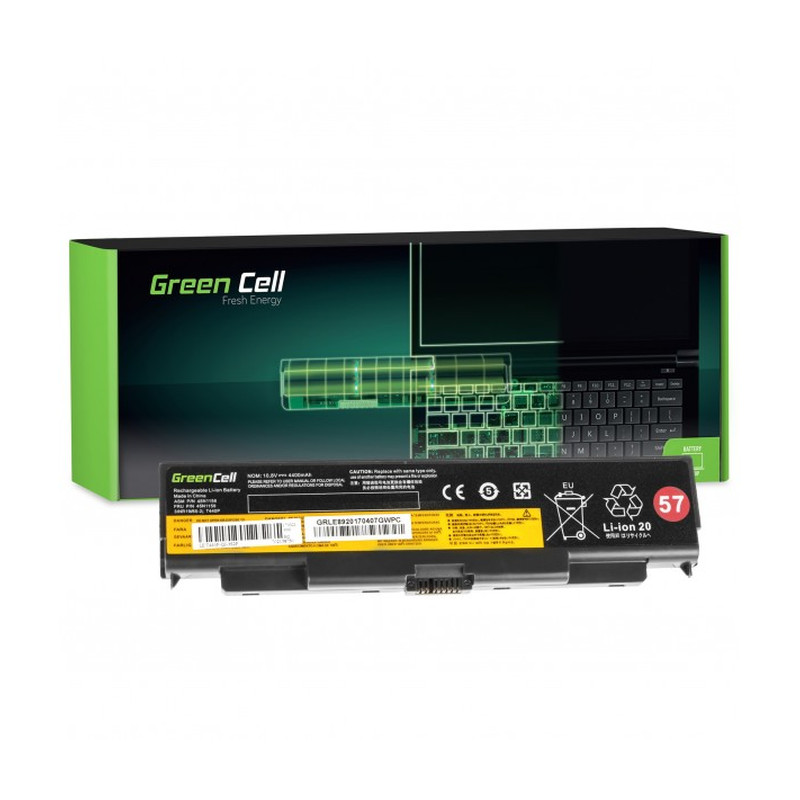 Green Cell (LE89) baterija 4400 mAh,10.8V (11.1V) 45N1158 za Lenovo ThinkPad T440P T540P W540 W541 L440 L540-1