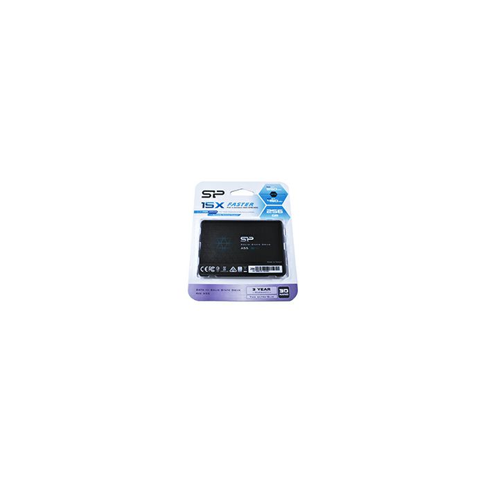 Silicon Power A55 256GB 2.5" SATA3 SSD 3D NAND, R/W: 560/530MB/s-2