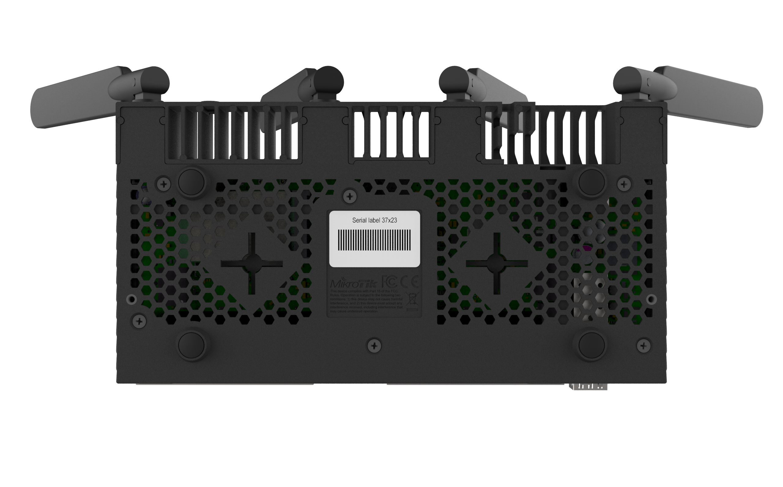 Mikrotik RouterBOARD 4011iGS+5HacQ2HnD, Cortex A15 CPU (4-cores), 1GB RAM, 10×GLAN, 1×SFP+, 2.4Ghz/5Ghz 802.11b/g/n/ac, RouterOS L5, desktop kućište, PSU-4