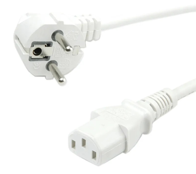 Roline VALUE naponski kabel, ravni IEC320 C13, 1.8m bijeli-1