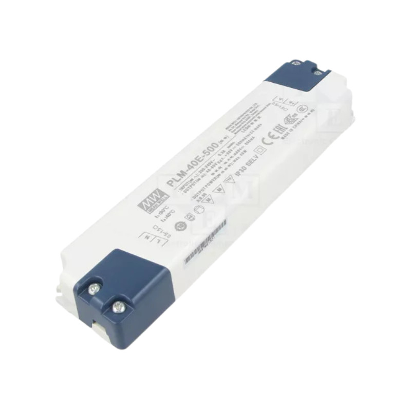 Napajanje MEAN WELL PLM-40E-500 (snaga 40W, izlazni napon 40-80V DC, struja 500mA)-1
