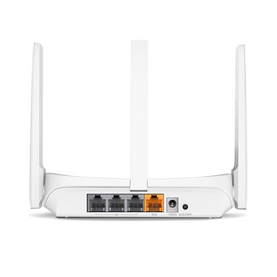 Router MERCUSYS bežični N 300Mbps (2.4GHz), 802.11n/g/b, 1×WAN, 3×LAN, 3×fiksna antena-3