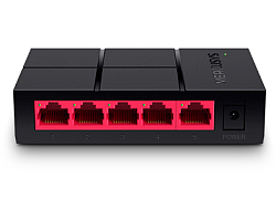 Mercusys 5-port Gigabit mini Desktop preklopnik (Switch), 5×10/100/1000M RJ45 ports, plastično kućište-0
