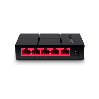 Mercusys 5-port Gigabit mini Desktop preklopnik (Switch), 5×10/100/1000M RJ45 ports, plastično kućište-2