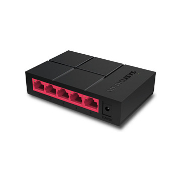 Mercusys 5-port Gigabit mini Desktop preklopnik (Switch), 5×10/100/1000M RJ45 ports, plastično kućište-4