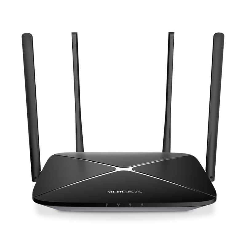 Mercusys AC1200 bežični usmjerivač (Dual-Band Gigabit Router) 300Mbps/867Mbps (2.4GHz/5GHz), 802.11ac/b/g/n, 1×G-WAN, 4×G-LAN, 4 x fiksne antene-2