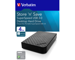 Vanjski HDD VERBATIM Storen Save 4TB, USB3.0, crni-0