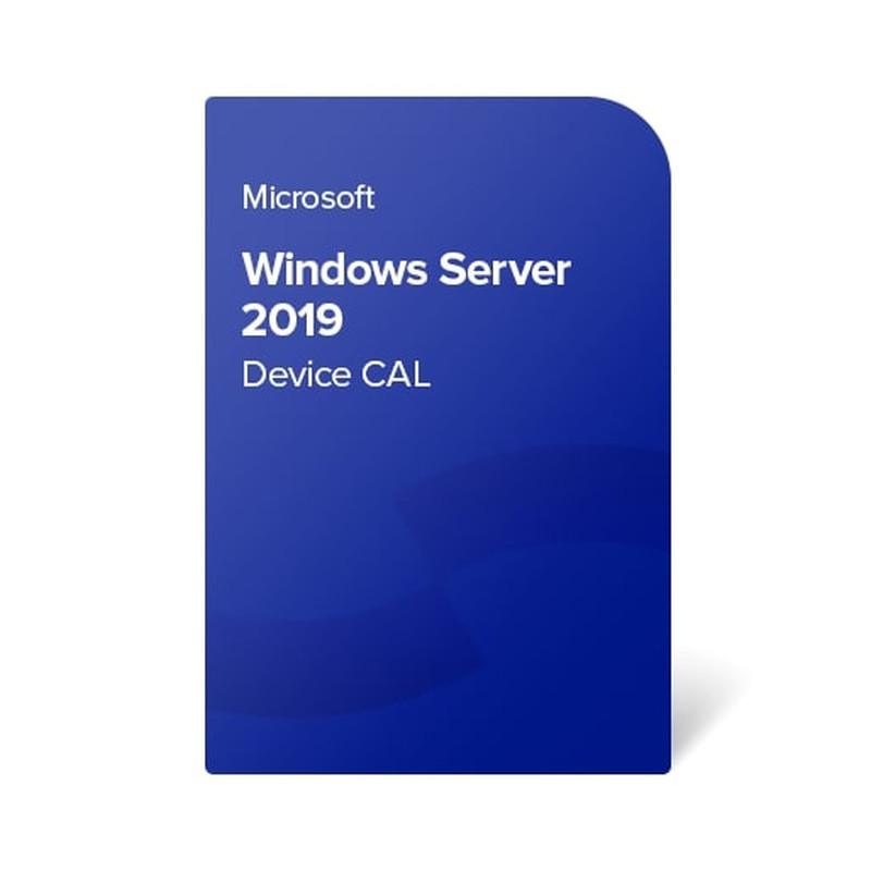 Licenca MICROSOFT Windows Server 2019 Device CAL (elektronička licenca, instalacijska datoteka, potvrda o zakonitosti, izjava o odustajanju, potvrda o kupnji)-1