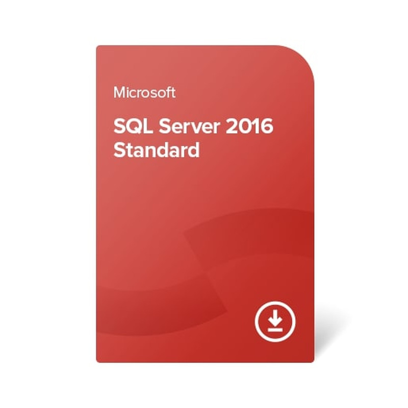 Softver MICROSOFT SQL Server 2016 Standard (elektronička licenca, instalacijska datoteka, potvrda o zakonitosti, izjava o odustajanju, potvrda o kupnji)-1