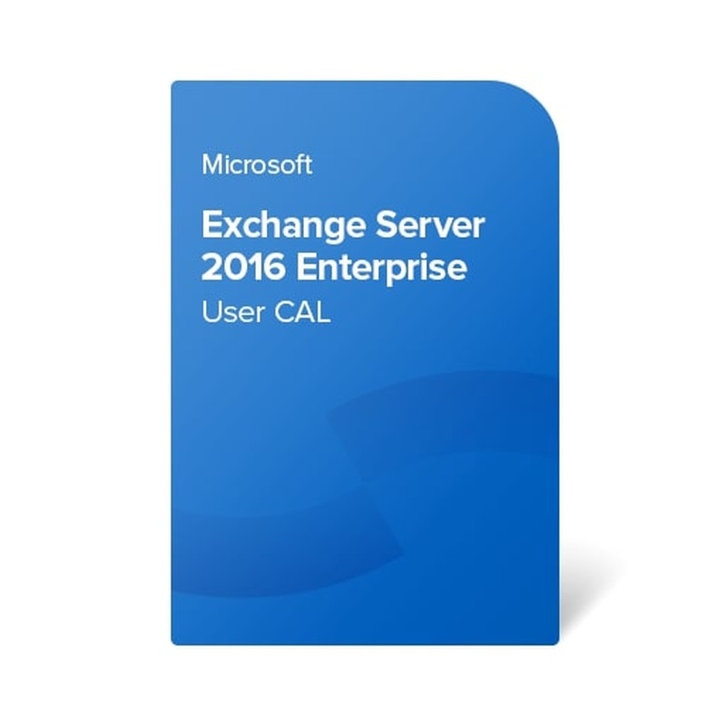 Softver MICROSOFT Exchange Server 2016 Enterprise (elektronička licenca, instalacijska datoteka za preuzimanje, potvrda o zakonitosti, izjava o odustajanju, potvrda o kupnji)-0