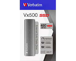 SSD VERBATIM Vx500 480GB vanjski disk USB3.2 Gen2-1