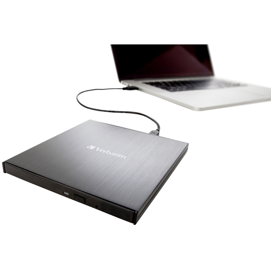 Verbatim Blu-Ray Slimline Ultra HD 4K vanjski snimač, M-Disc kompatibilan, USB3.1 crni-3